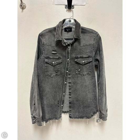 Jacket Denim By Risen In Black, Size: S