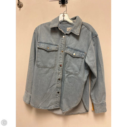 Jacket Denim By Universal Thread In Blue, Size: Xs