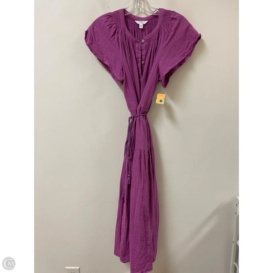 Dress Casual Maxi By Time And Tru In Purple, Size: M