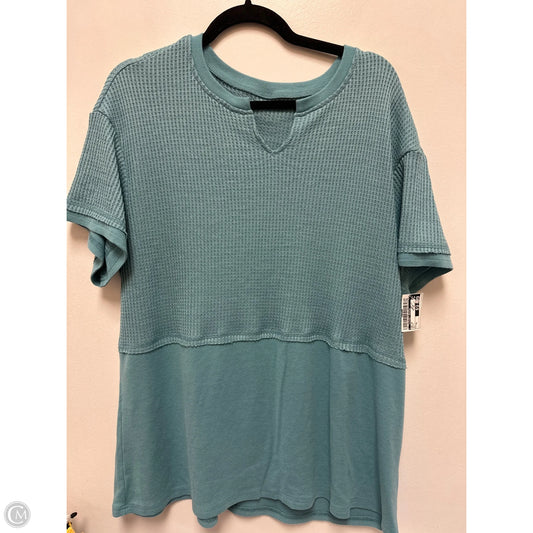 Top Short Sleeve By Clothes Mentor In Green, Size: Xl