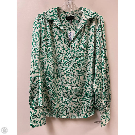 Top Long Sleeve By Rafaella In Green, Size: Xl