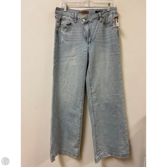 Jeans Wide Leg By Judy Blue In Blue Denim, Size: 10