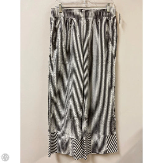 Pants Linen By Clothes Mentor In Grey, Size: L