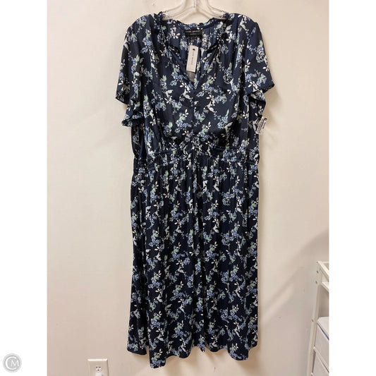 Dress Casual Maxi By Lane Bryant In Navy, Size: 2x