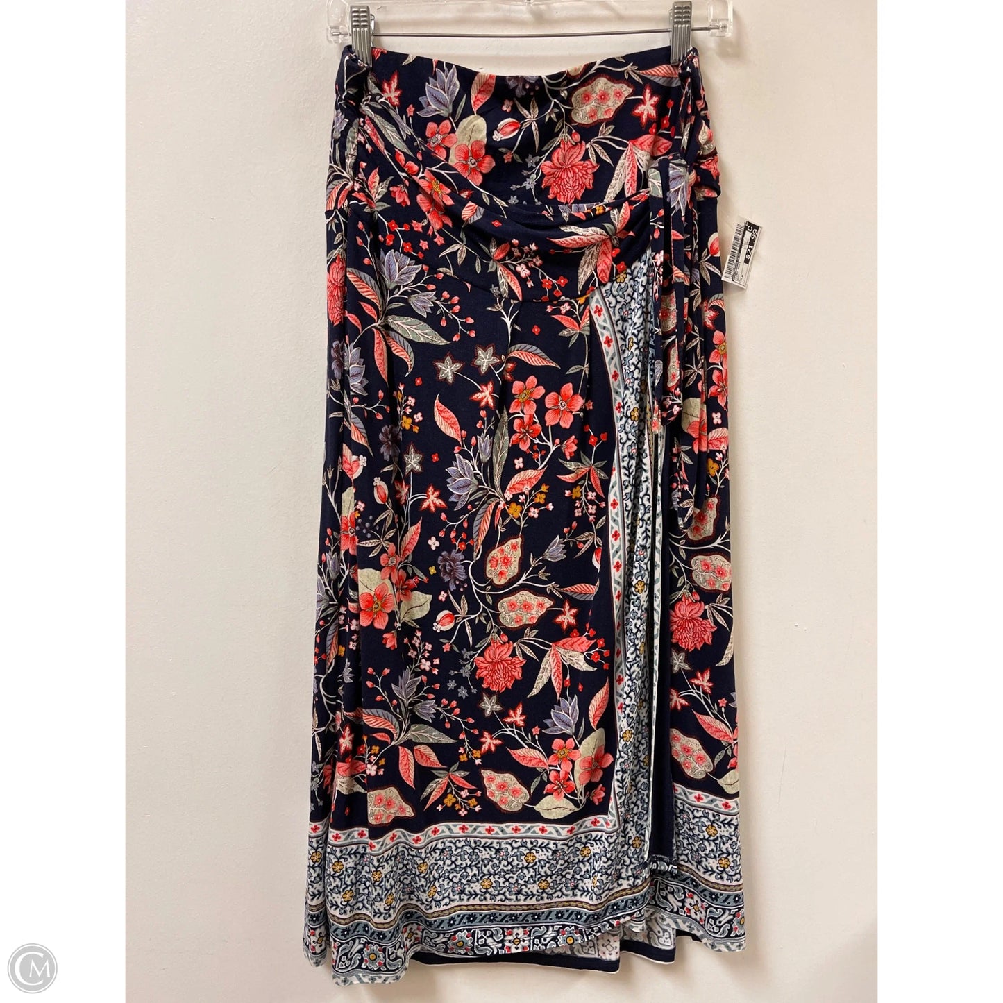 Skirt Maxi By Anthropologie In Navy, Size: M