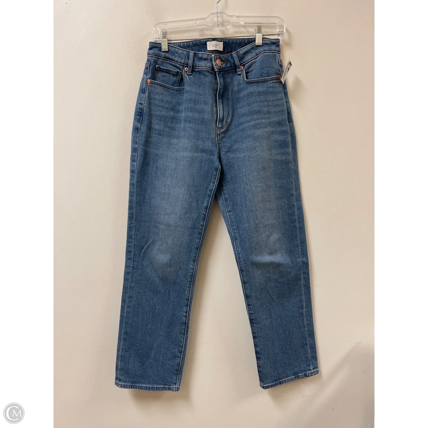 Jeans Straight By Loft In Blue, Size: 2