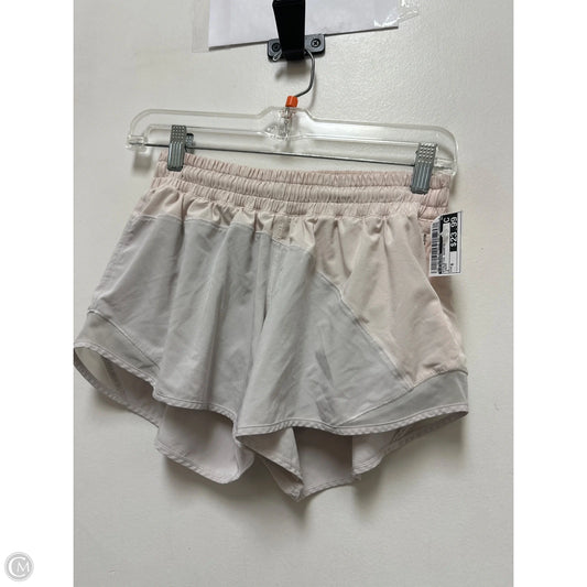 Athletic Shorts By Lululemon In Cream, Size: 6