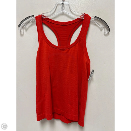 Athletic Tank Top By Lululemon In Red, Size: S