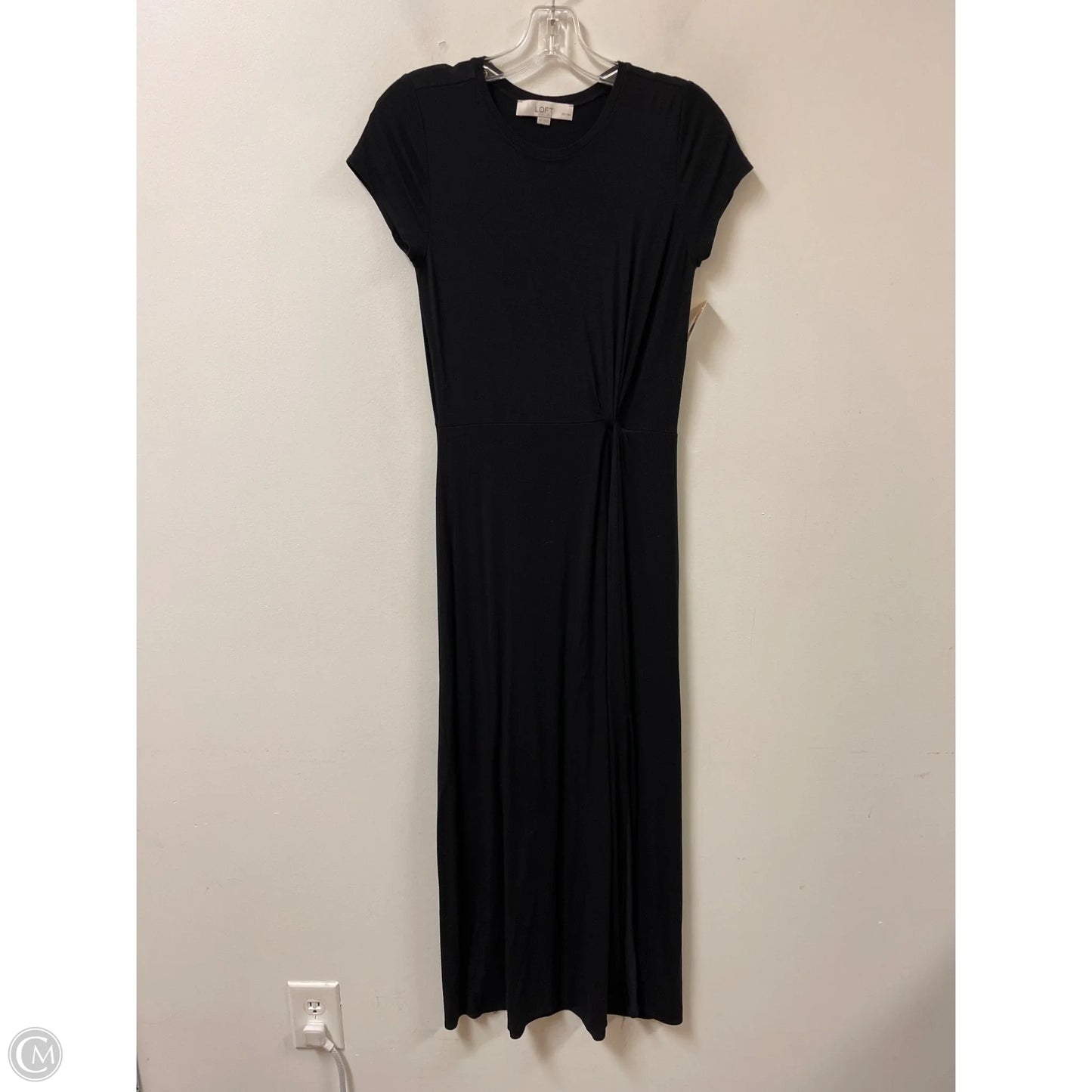 Dress Casual Maxi By Loft In Black, Size: Xs