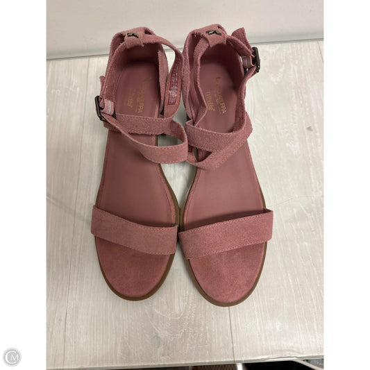 Shoes Heels Block By Koolaburra By Ugg In Pink, Size: 10