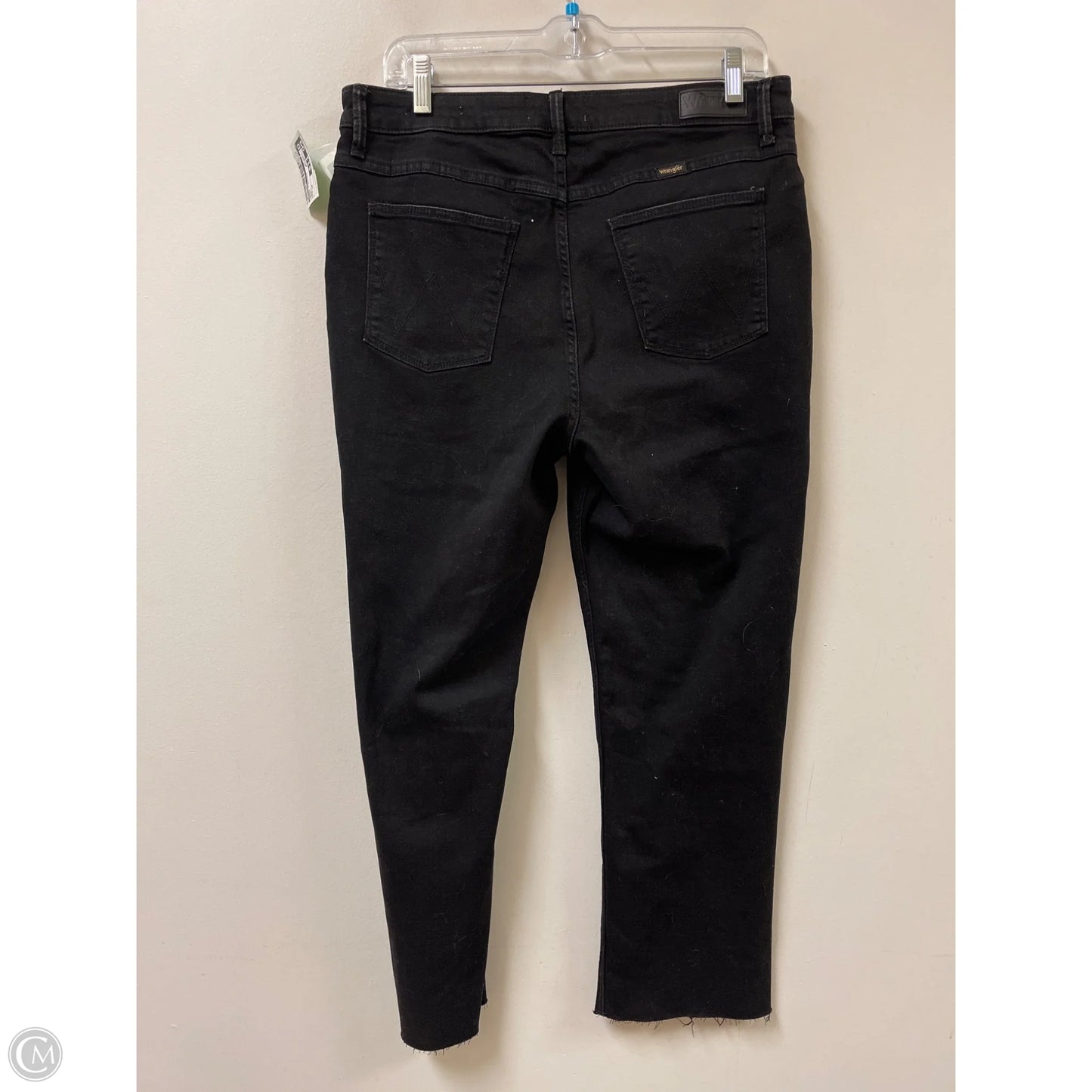 Jeans Straight By Wrangler In Black, Size: 14