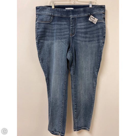 Pants Leggings By Lane Bryant In Blue, Size: 20