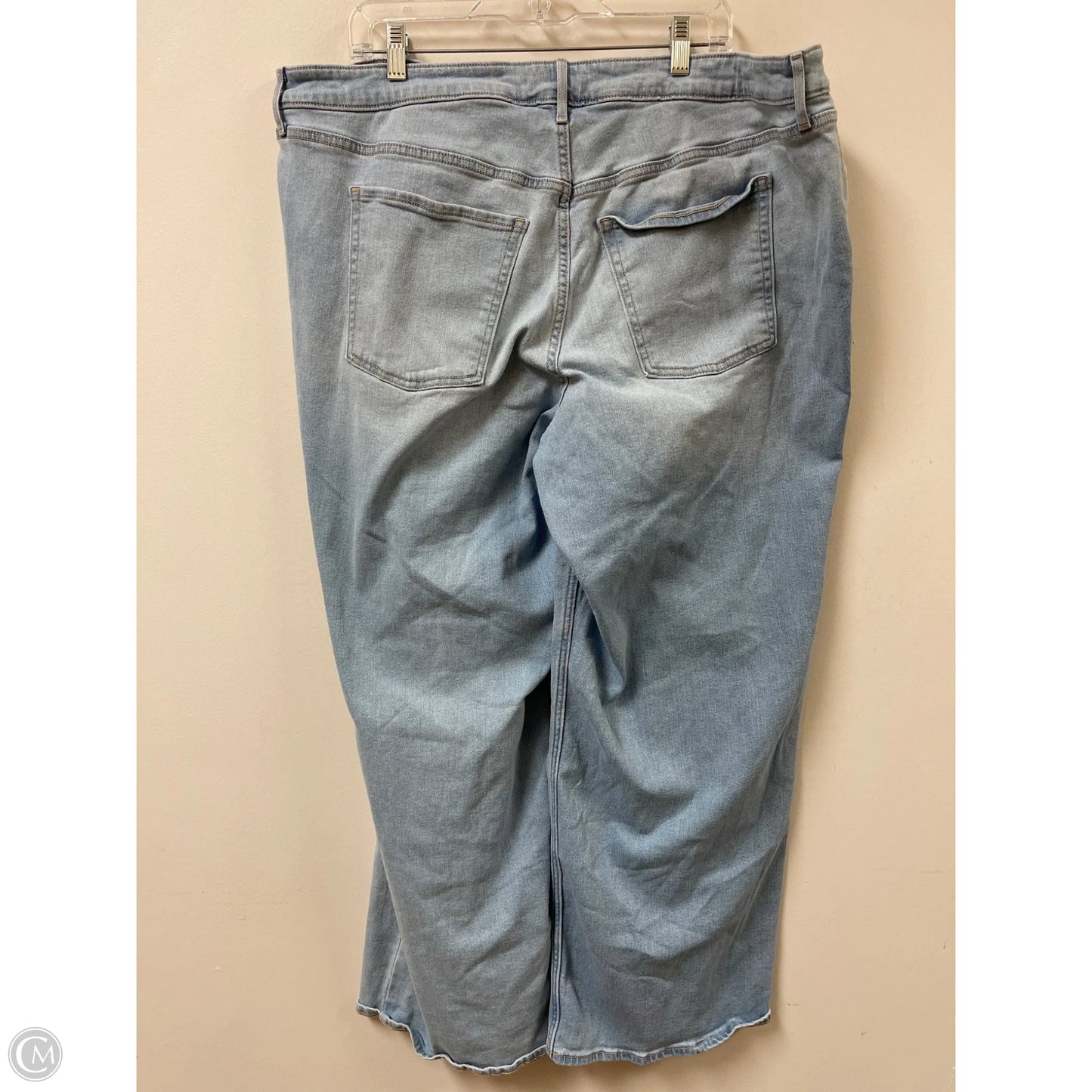 Jeans Skinny By Old Navy In Black Denim, Size: 22