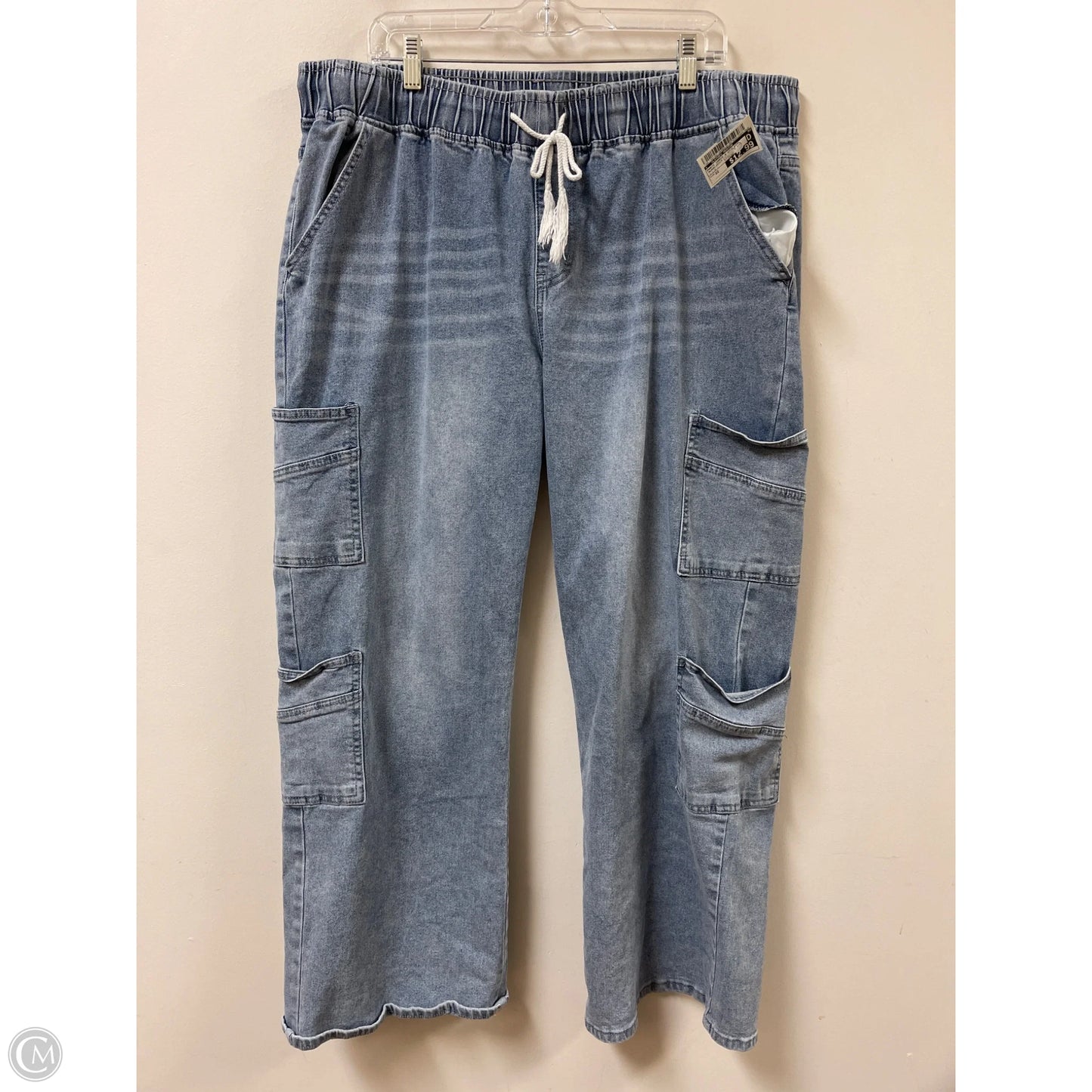 Pants Cargo & Utility By Clothes Mentor In Black Denim, Size: 22