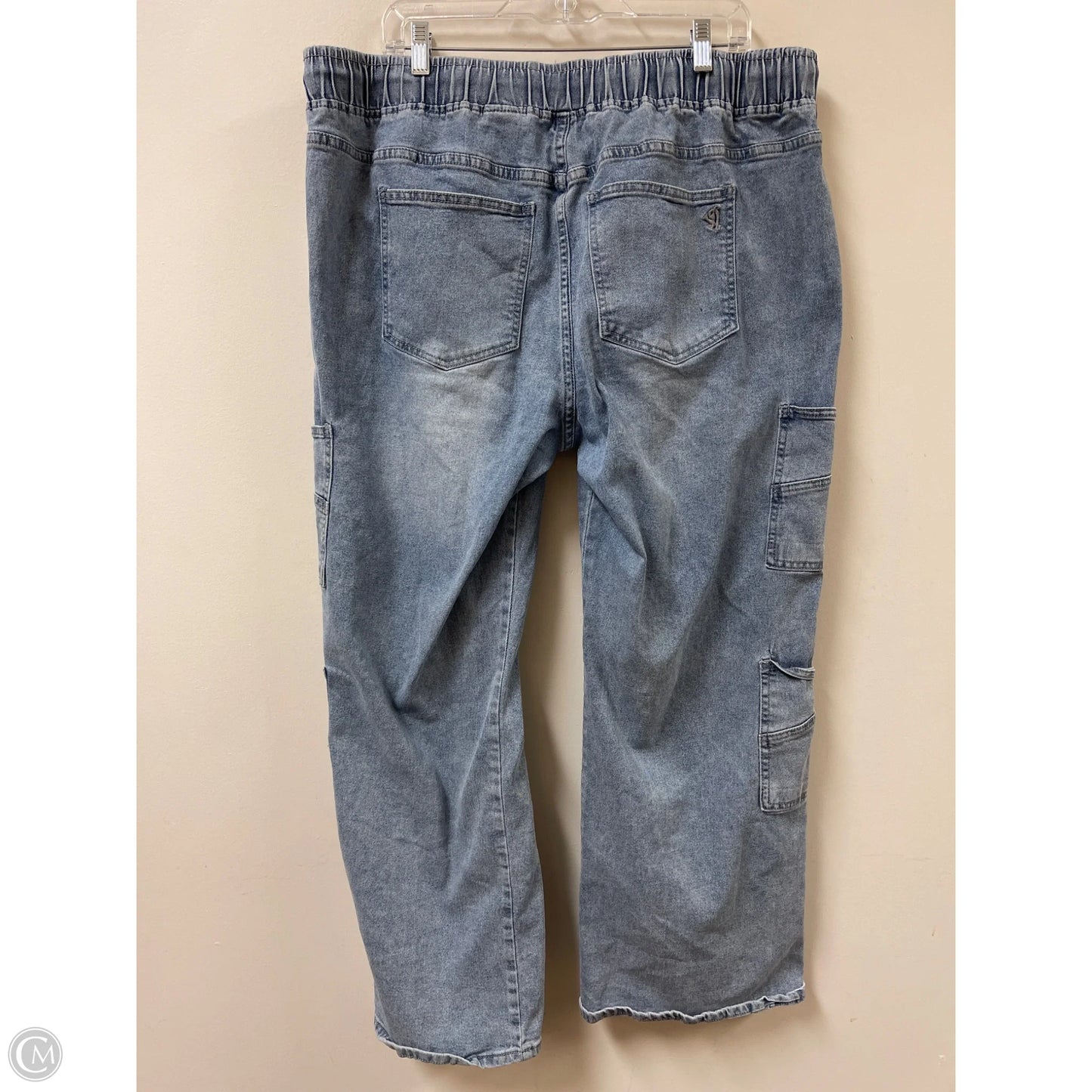 Pants Cargo & Utility By Clothes Mentor In Black Denim, Size: 22