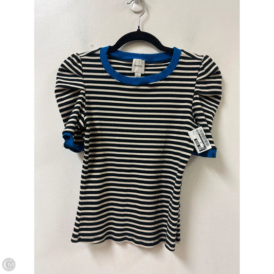 Top Short Sleeve By Maeve In Striped Pattern, Size: S