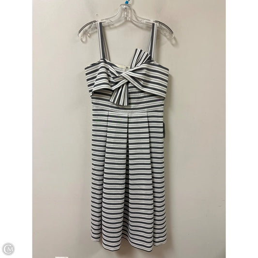 Dress Casual Midi By 1901 In Grey & White, Size: S