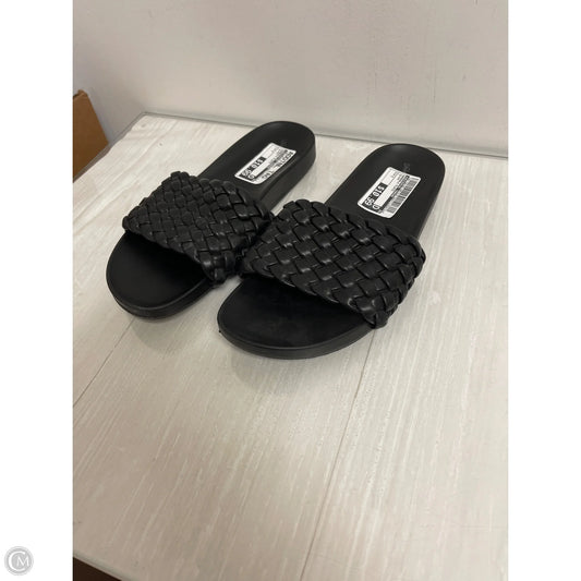 Sandals Flats By Universal Thread In Black, Size: 7