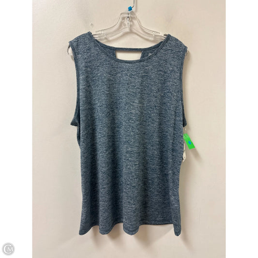 Athletic Tank Top By Ideology In Blue, Size: 2x