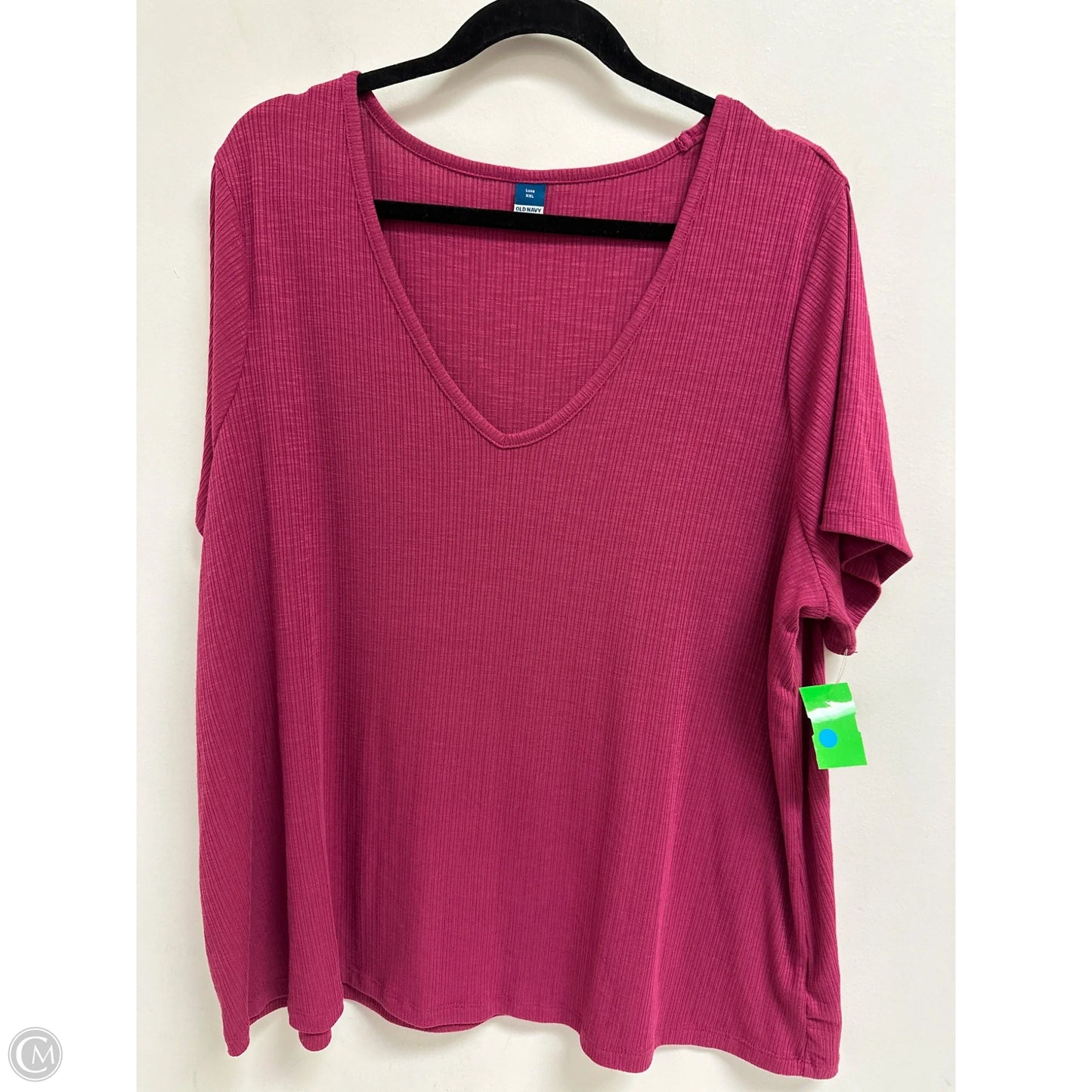 Top Short Sleeve By Old Navy In Pink, Size: 1x