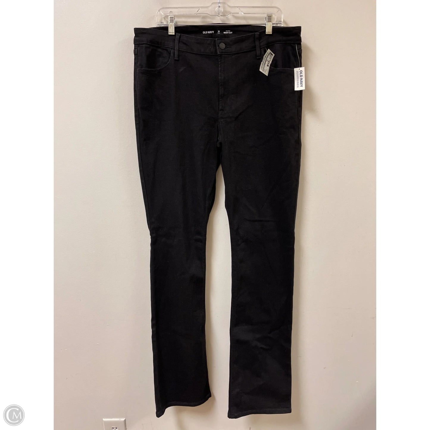Jeans Boot Cut By Old Navy In Black, Size: 16