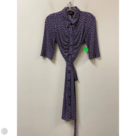 Dress Casual Midi By Laundry In Navy, Size: S
