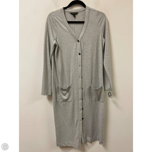 Sweater Cardigan By Banana Republic In Grey, Size: S