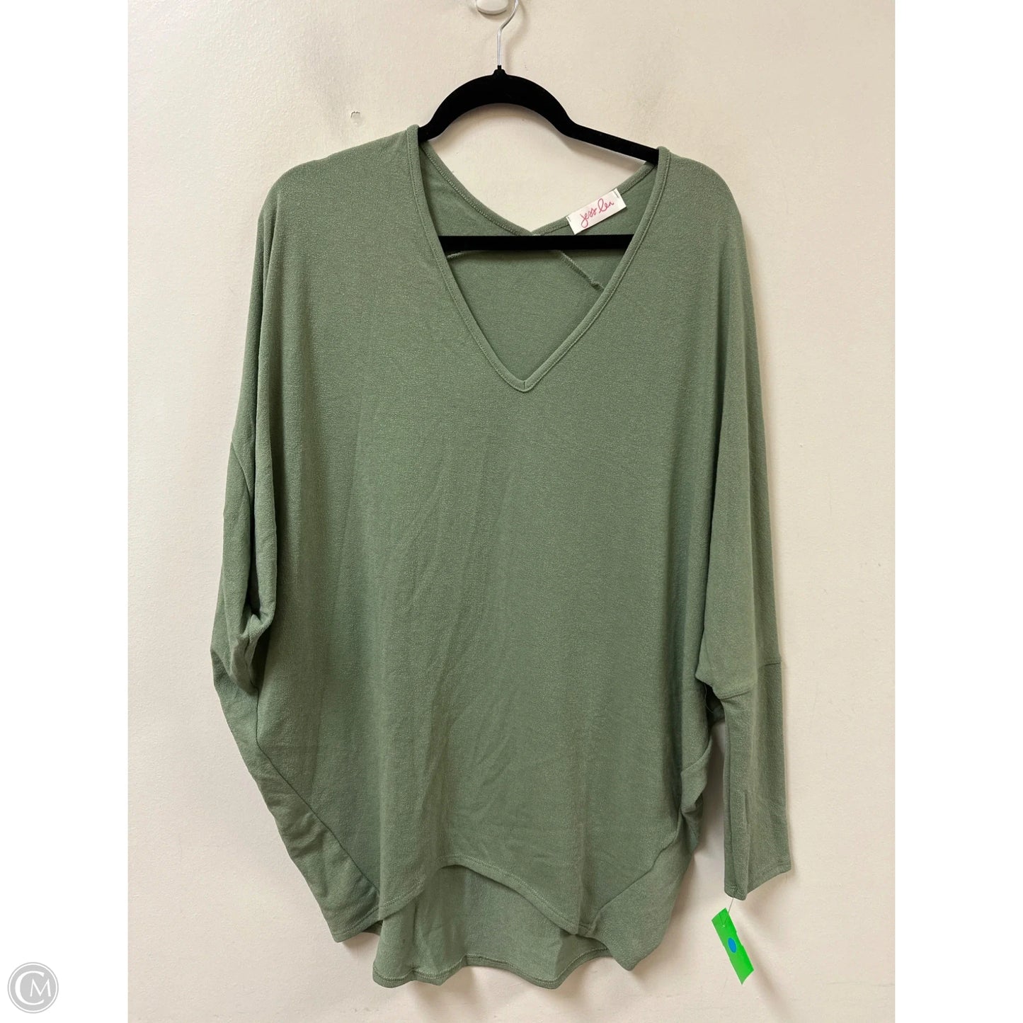 Top Short Sleeve By Jess Lea In Green, Size: 2x