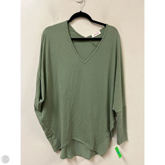 Top Short Sleeve By Jess Lea In Green, Size: 2x