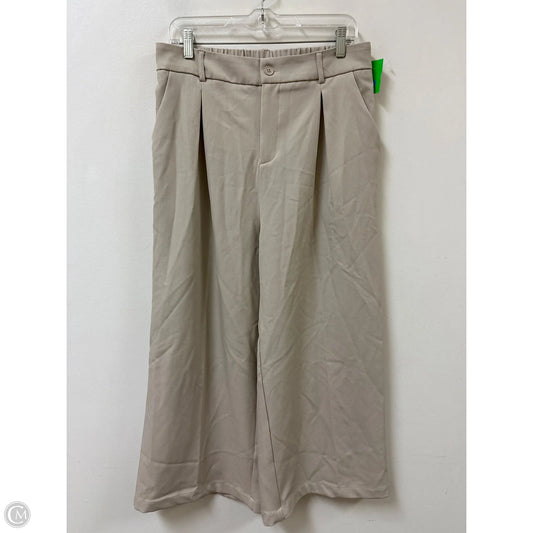 Pants Dress By Clothes Mentor In Tan, Size: 12