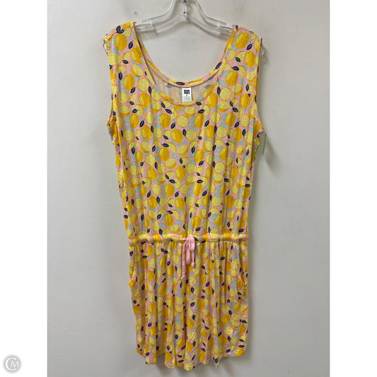 Romper By Clothes Mentor In Yellow, Size: Xl