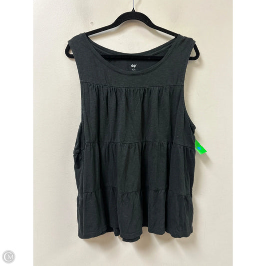 Top Sleeveless By Dip In Grey, Size: 2x