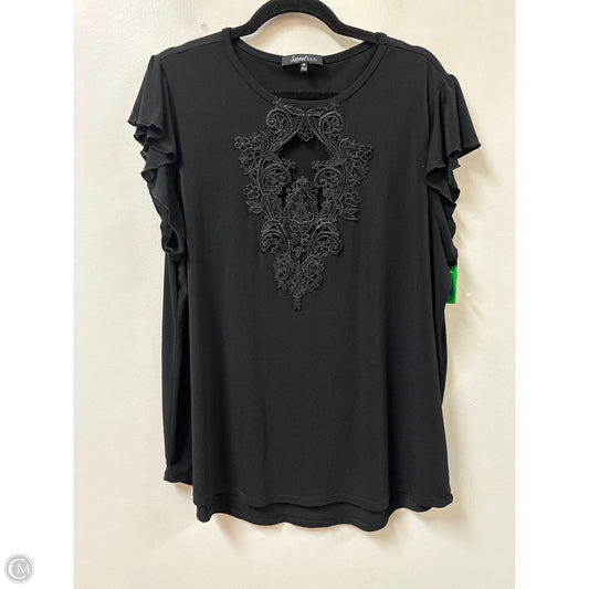 Top Sleeveless By Sweet Rain In Black, Size: 2x