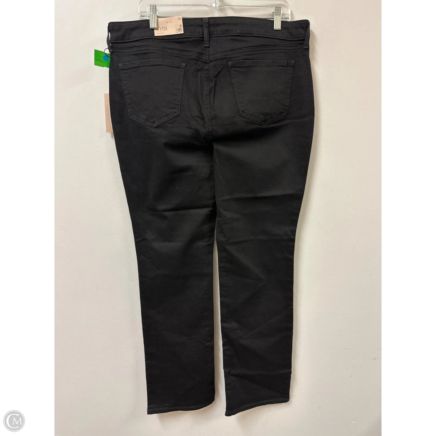 Jeans Straight By Not Your Daughters Jeans In Black, Size: 16