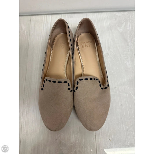 Shoes Flats By Crown And Ivy In Brown, Size: 6.5