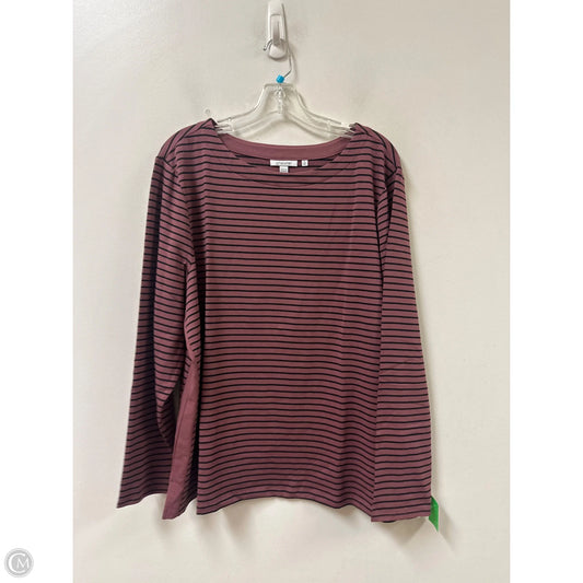 Top Long Sleeve By Chicos In Red, Size: 2x