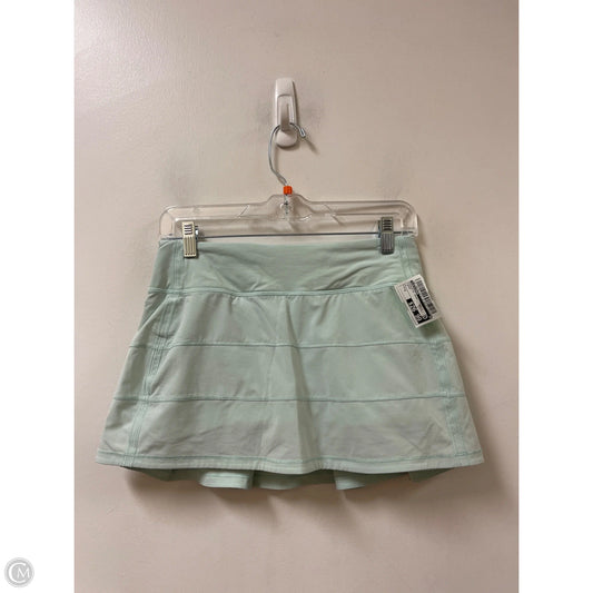 Athletic Skort By Lululemon In Green, Size: 4