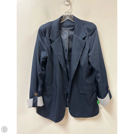 Blazer By Clothes Mentor In Navy, Size: 2x