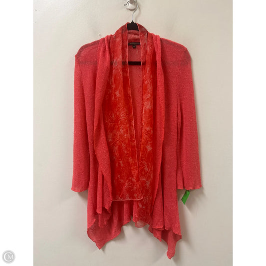 Sweater Cardigan By Alberto Makali In Orange, Size: M