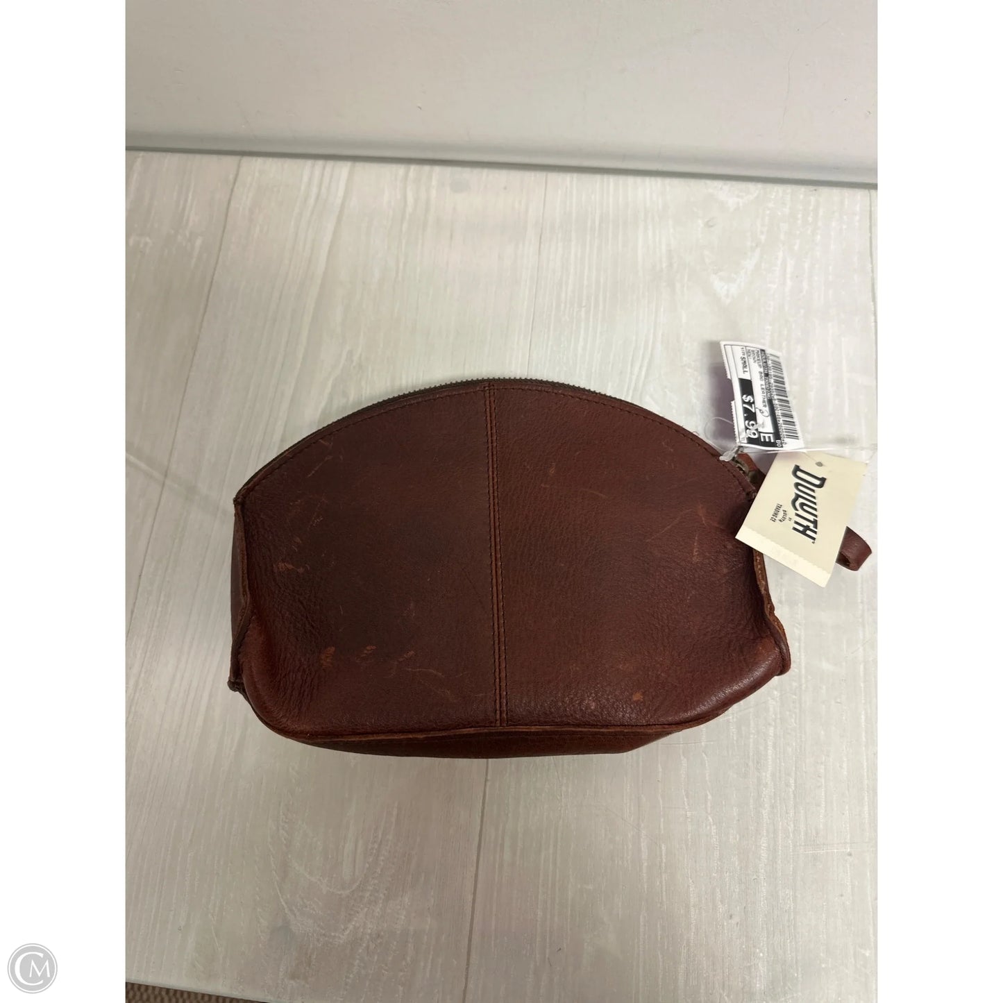 Makeup Bag Leather By Duluth Trading, Size: Small
