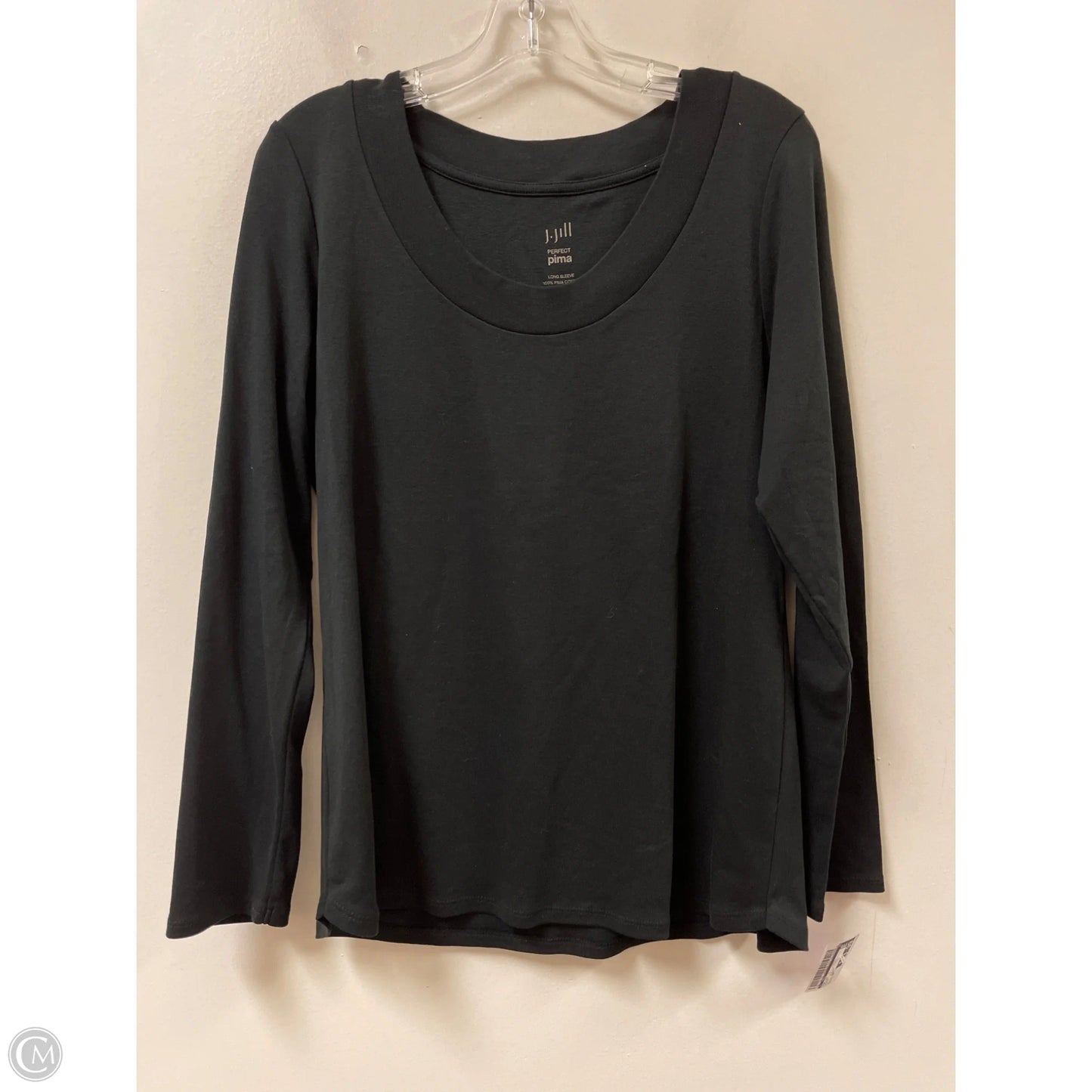 Top Long Sleeve By J. Jill In Black, Size: L
