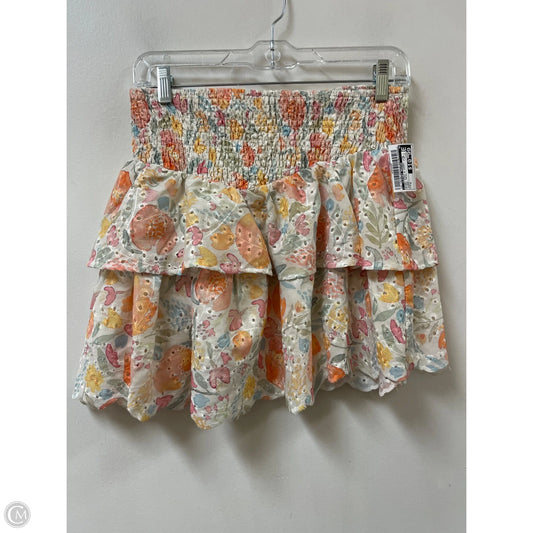 Skirt Mini & Short By Clothes Mentor In Floral Print, Size: M