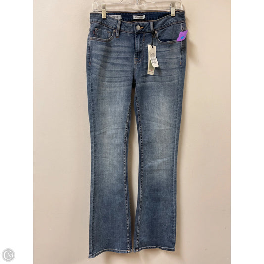 Jeans Skinny By Vigoss In Blue Denim, Size: 4