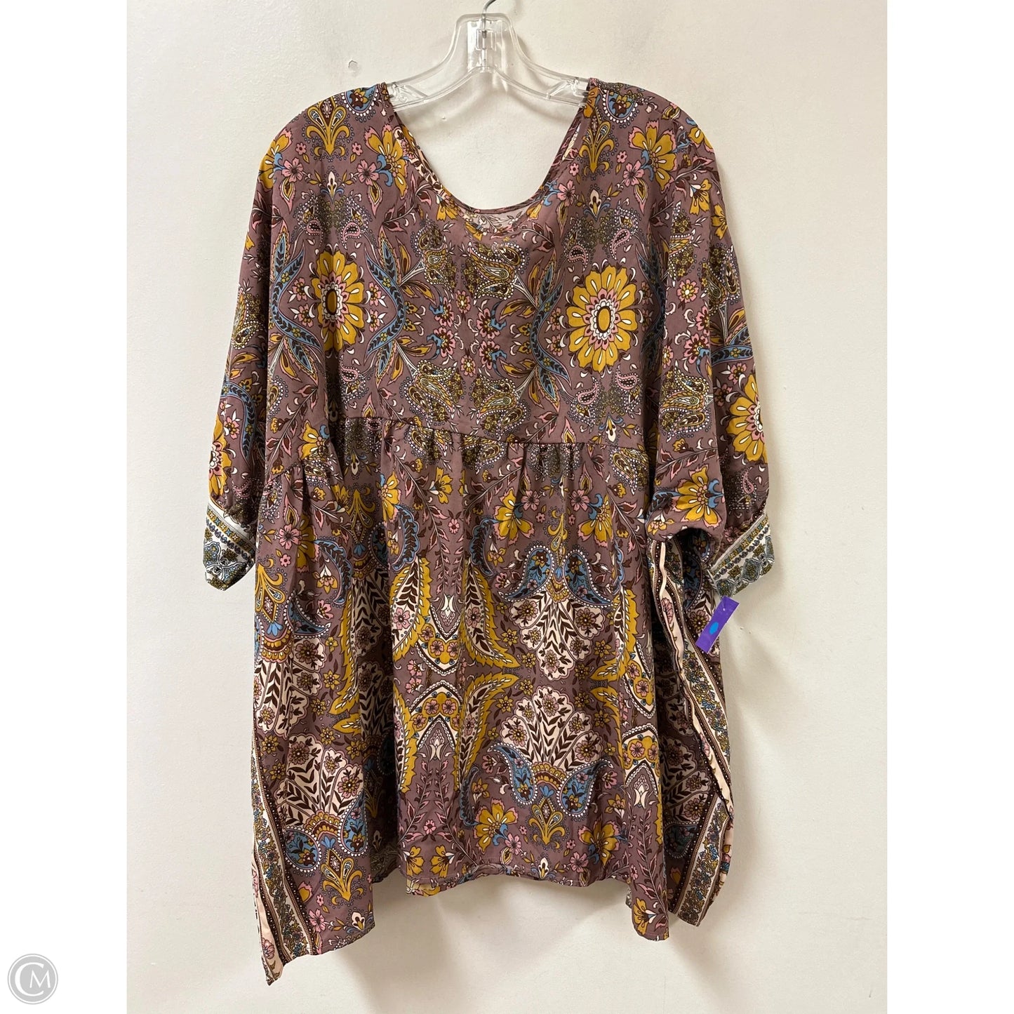 Dress Casual Short By Shein In Brown, Size: 2x