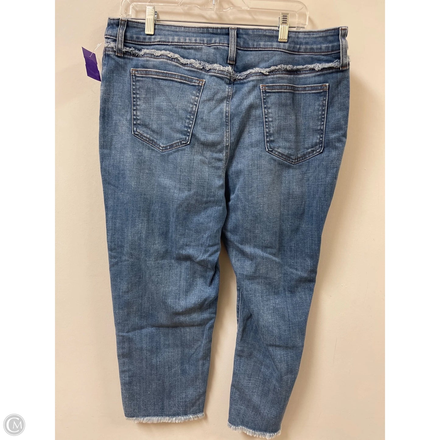 Jeans Skinny By Chicos In Blue Denim, Size: 16