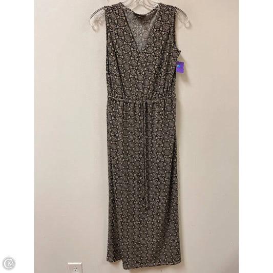 Dress Casual Maxi By Dana Buchman In Black & Cream, Size: Xs