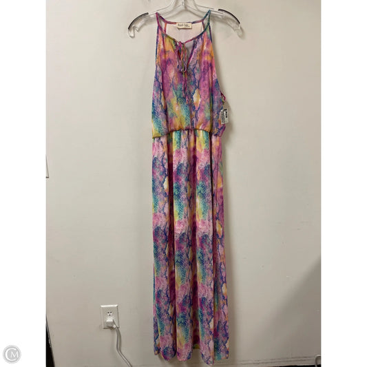 Dress Casual Maxi By Peach Love Cream California In Multi-colored, Size: L