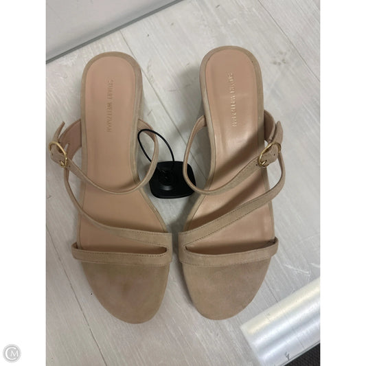 Shoes Designer By Stuart Weitzman In Cream, Size: 8.5