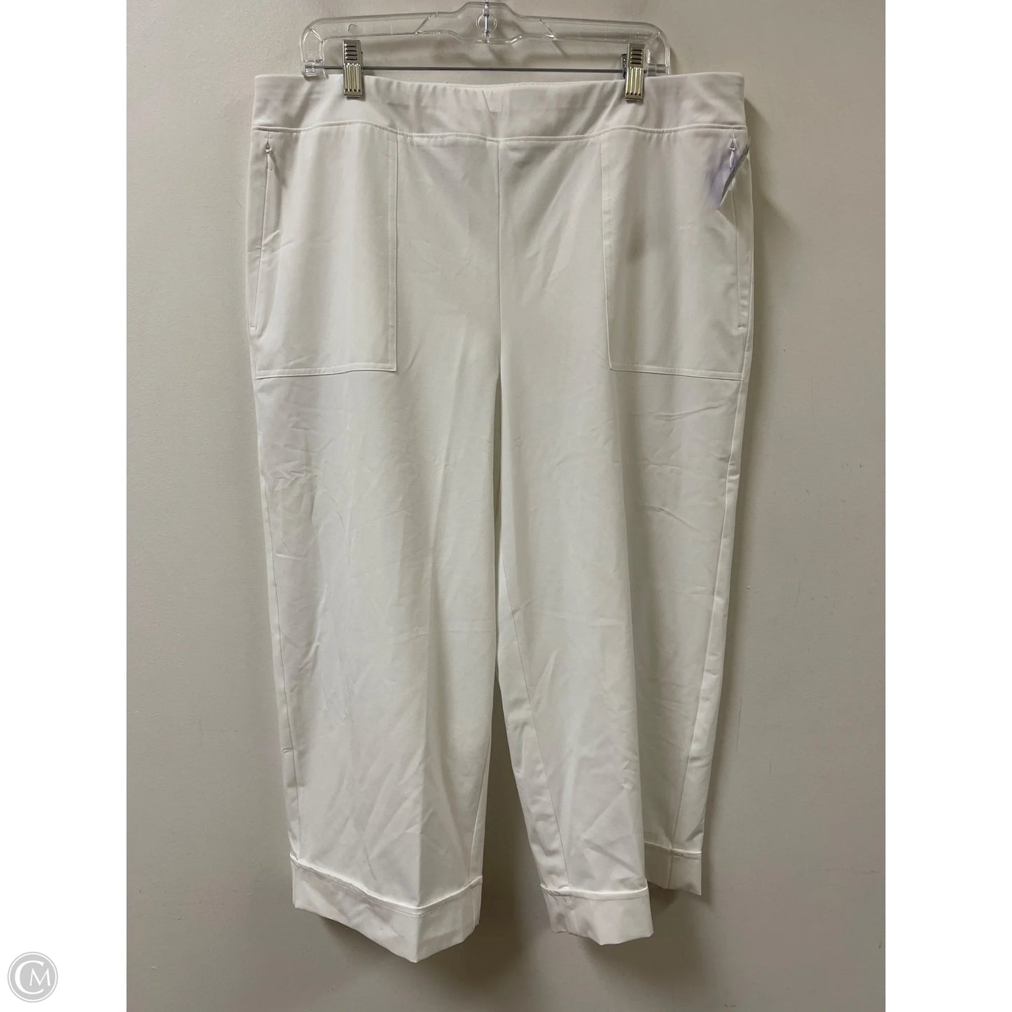 Pants Wide Leg By Chicos In White, Size: 16