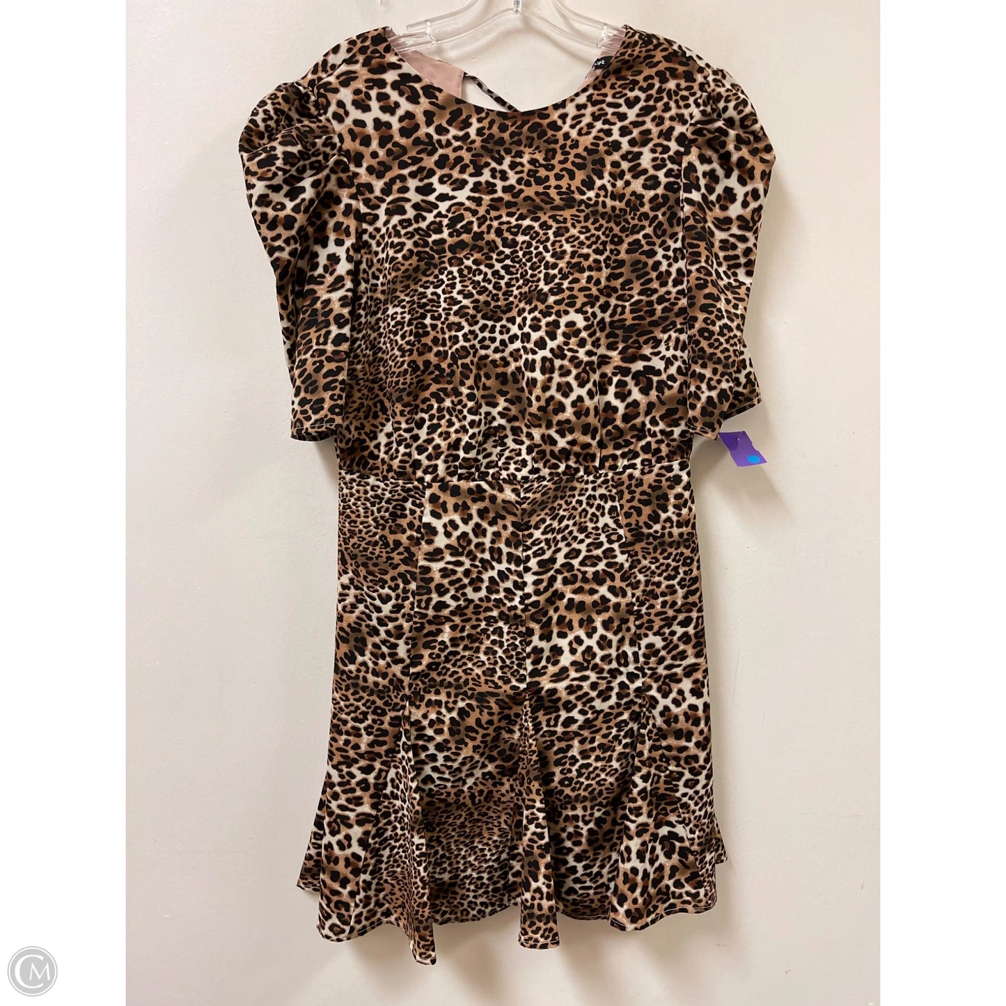 Dress Casual Midi By Sugar Lips In Animal Print, Size: L